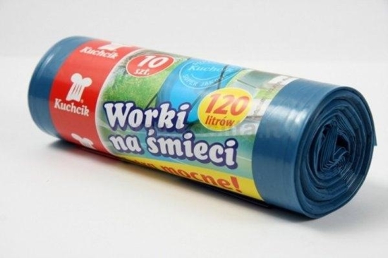 Picture of Trash Bags, 120l/10pcs., 30 Mikron