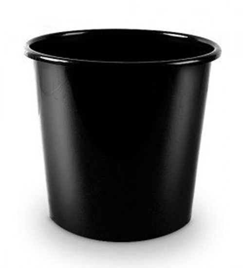 Picture of Trash bin Forpus, 11l, black, plastic