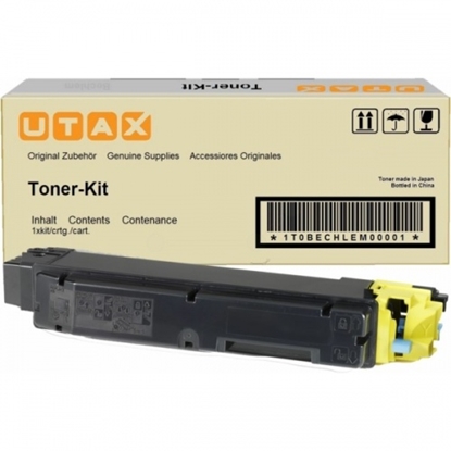 Picture of Triumph Adler/Utax PK-5011Y (1T02NRATA0/1T02NRAUT0) Toner Cartridge, Yellow