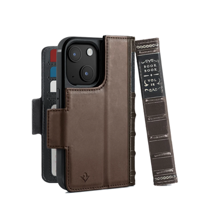 Picture of Twelve South BookBook with MagSafe for iPhone 13 - Brown