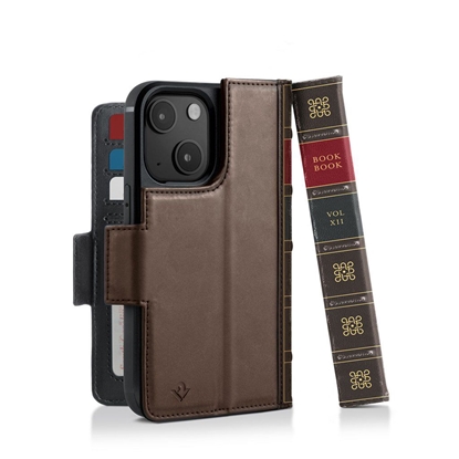 Picture of Twelve South BookBook with MagSafe for iPhone 14 - Brown