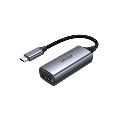 Picture of Adapter USB Unitek V1413A USB-C - VGA Szary  (V1413A)