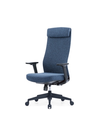 Picture of Up Up Ankara ergonomic office chair Black, Blue fabric