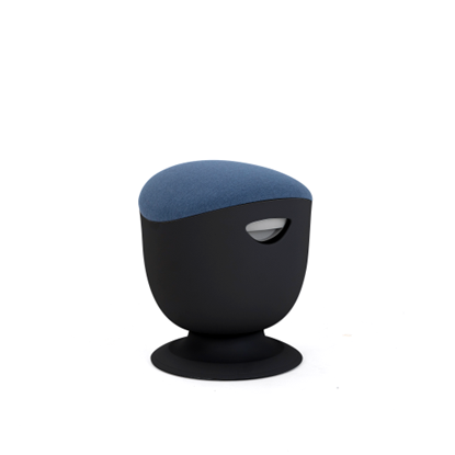 Attēls no Up Up Seul ergonomic balance stool Black, D47 Blue fabric