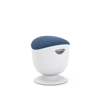 Picture of Up Up Seul ergonomic balance stool White, D47 Blue fabric