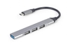 Picture of USB Centrmezgls Gembird USB Type-C 4-port Silver