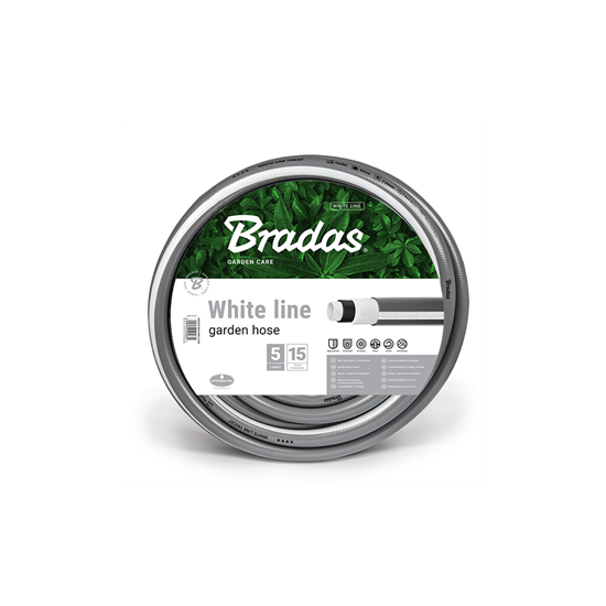 Изображение Ūdens šļūtene White Line 5/8'-30m pelēka WL5/830