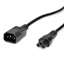 Attēls no VALUE Power Cable IEC320/C14 Male - C5 Female, black, 1.8 m