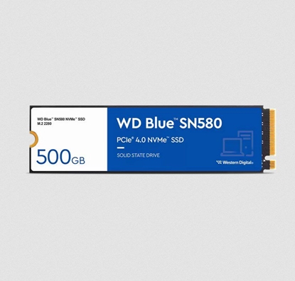 Attēls no Dysk SSD WD SN580 500GB M.2 2280 PCI-E x4 Gen4 NVMe (WDS500G3B0E)