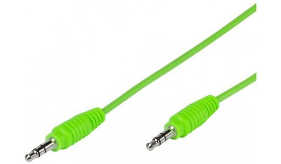 Изображение Vivanco cable 3.5mm - 3.5mm 1m, green (35813)