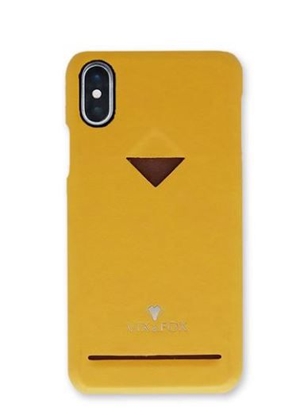 Изображение VixFox Card Slot Back Shell for Iphone 7/8 plus mustard yellow