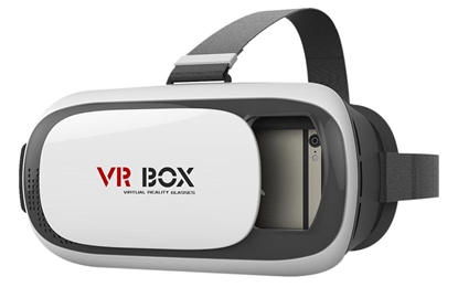 Attēls no VR BOX 3D Virtual Reality Glasses for Devices Up To 5.5 inches White