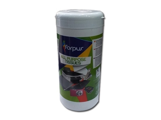 Picture of Wet wipes for cleaning office equipment Forpus, (100 pcs.)