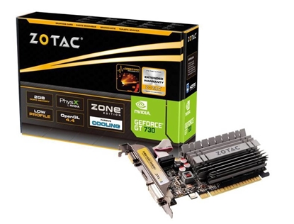 Picture of Zotac GeForce GT 730 2GB NVIDIA GDDR3