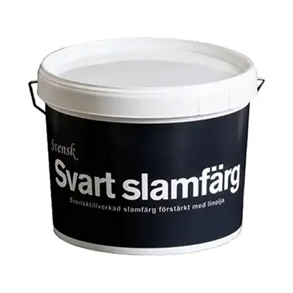 Изображение Zviedru krāsa Svensk Lamfarg 10l,  melna