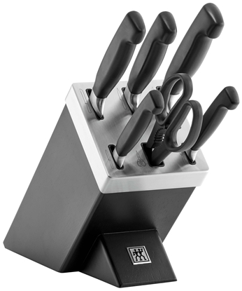Picture of Zwilling Vier Sterne Knife Block 7 pcs. black