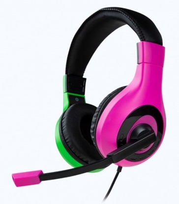 Attēls no Žaidimų ausinės BIG BEN skirtos NINTENDO Switch, laidinės, su mikrofonu, Pink+Green