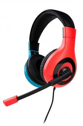Attēls no Žaidimų ausinės BIG BEN skirtos NINTENDO Switch, laidinės, su mikrofonu, Red+Blue