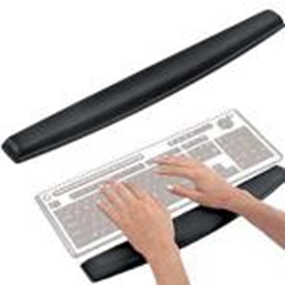 Изображение Želejveida roku balsts darbam ar tastatūru,  melns Fellowes