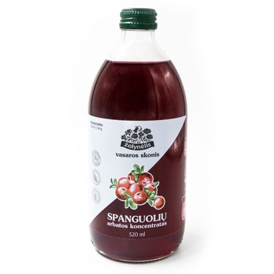 Изображение Žolynėlis Cranberry tea concentrate, 520ml
