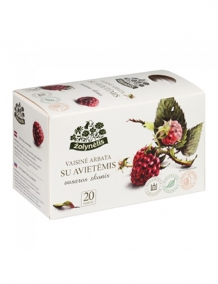 Attēls no Žolynėlis Fruit tea Summer taste with raspberries, 50g (2,5g x20)
