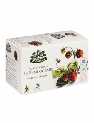 Attēls no Žolynėlis Fruit tea Summer taste with wildstrawberries, 50g (2,5g x20)