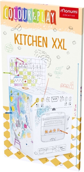 Изображение 3D virtuvės spalvinimo knygelė vaikams