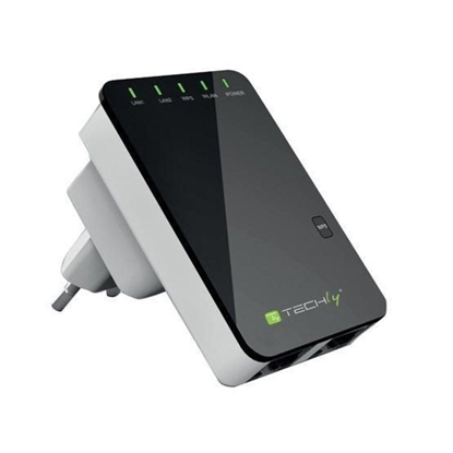 Attēls no Access Point Techly 300N Wall Repeater2 (I-WL-REPEATER2)