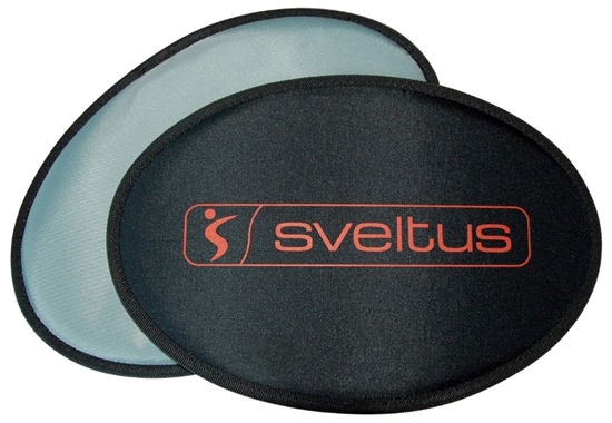 Picture of Aerobikos įrankis SVELTUS gliding pads 2vnt. Black