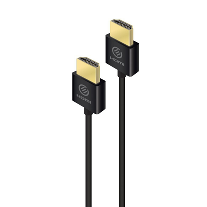 Picture of ALOGIC 1m AIR Series Super Thin & Flexible HDMI Cable with Ethernet & Locking Connectors Ver 2.0 - Male to Male