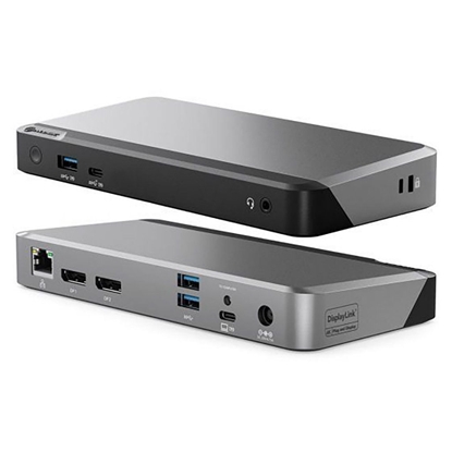 Picture of ALOGIC DUPRDX2-100 laptop dock/port replicator Wired USB 3.2 Gen 1 (3.1 Gen 1) Type-C Black, Grey
