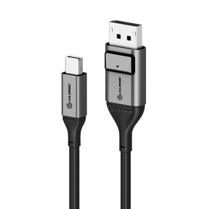 Attēls no ALOGIC ULMDPDP01-SGR DisplayPort cable 1 m Mini DisplayPort Black, Grey