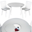 Изображение Apvalus stalas su kėdutėmis KDSE-0036 pilkas