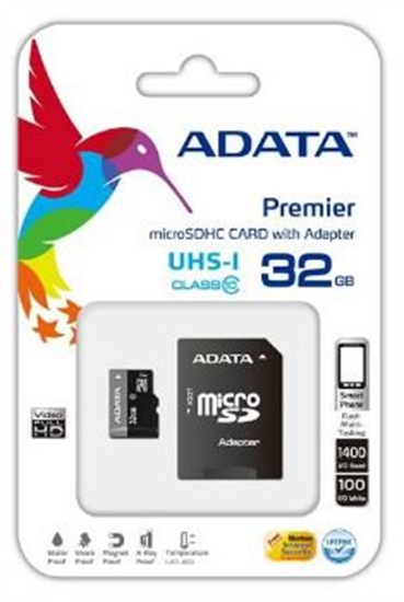 Picture of Atm.kort. ADATA 32GB Premier microSDHC