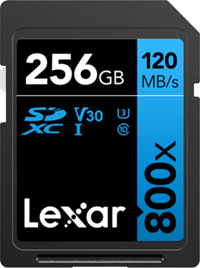 Изображение Karta Lexar LEXAR PROFESSIONAL 800x SDXC UHS-I cards