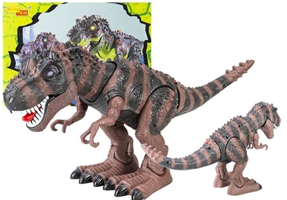Изображение Baterijomis valdomas dinozauras „Tyrannosaurus Rex“ , rudas