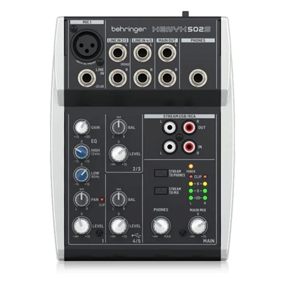 Picture of Behringer XENYX 502S - analogue audio mixer
