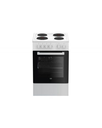 Attēls no Beko FSE56000GW cooker Freestanding cooker White A