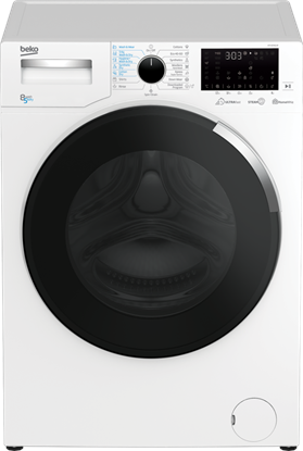 Изображение Beko HTV8746XF washer dryer Freestanding Front-load White D