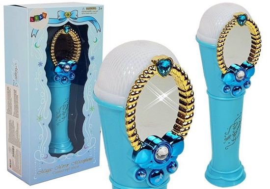 Picture of Belaidis mikrofonas su magišku veidrodėliu, mėlynas