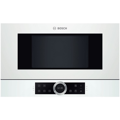 Attēls no Bosch Serie 8 BFL634GW1 microwave Built-in Solo microwave 21 L 900 W White