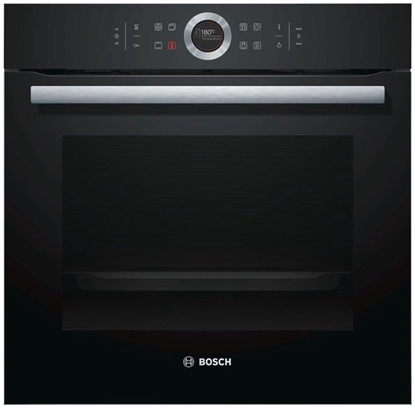 Picture of Bosch Serie 8 HBG635BB1 oven 71 L A+ Black, Stainless steel