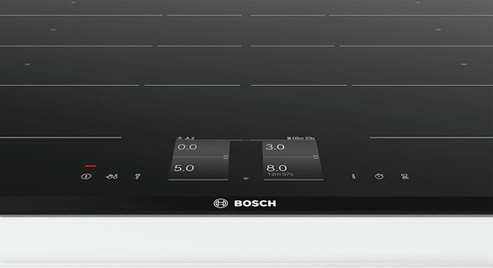 Изображение Bosch Serie 8 PXY875KW1E hob Black Built-in Zone induction hob 4 zone(s)
