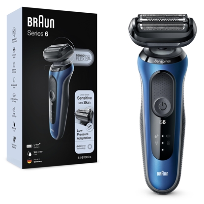 Picture of Braun Series 6 61-B1000s Foil shaver Black, Blue