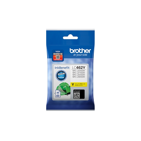 Изображение Brother LC462Y ink cartridge 1 pc(s) Original Standard Yield Yellow