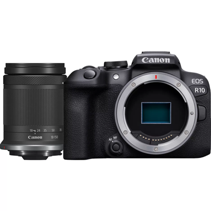 Picture of Canon EOS R10 + RF-S 18-150mm IS STM MILC 24.2 MP CMOS 6000 x 4000 pixels Black