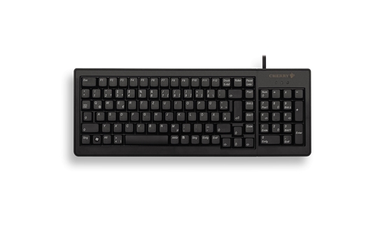 Изображение CHERRY XS G84-5200 keyboard USB + PS/2 AZERTY French Black