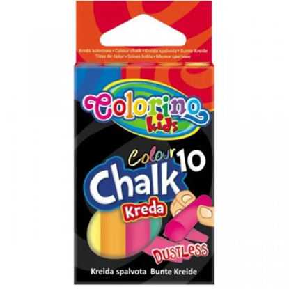 Изображение Colorino Kids Dustless chalk coloured 10 pcs