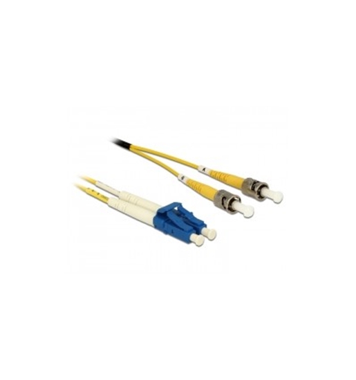 Picture of Delock Cable Optical Fibre 9/125µm LC - ST Singlemode OS2 2m