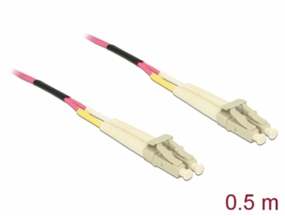 Изображение Delock Cable Optical Fibre LC to LC Multi-mode OM4 0,5 m